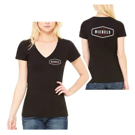 Ladies' S/S V-Neck Tee (25-49 PIECES)