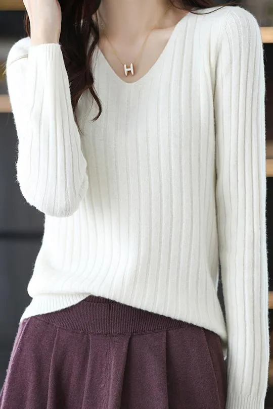 Long Sleeve Knitted Base Layer Top