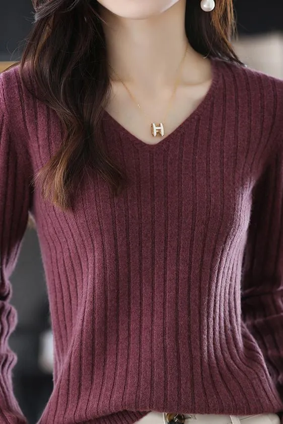 Long Sleeve Knitted Base Layer Top