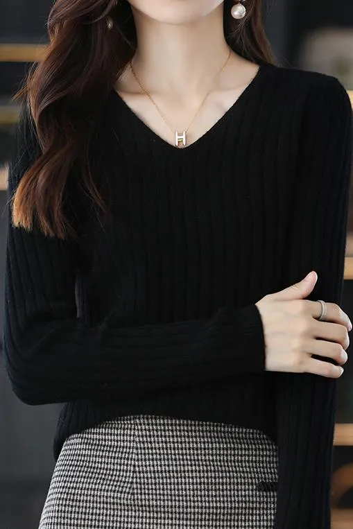 Long Sleeve Knitted Base Layer Top