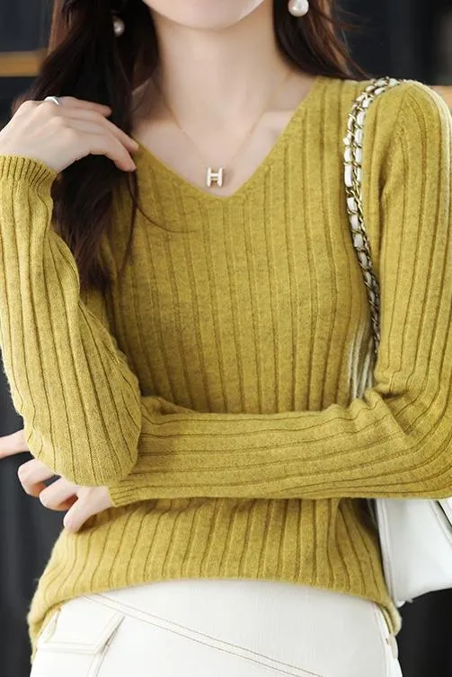 Long Sleeve Knitted Base Layer Top