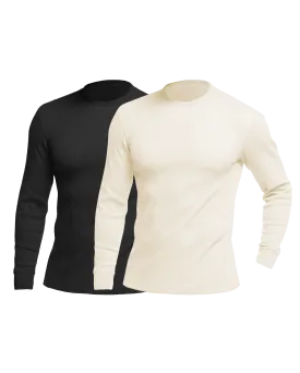 Long Sleeve Thermal Underwear Top - 2pack [HUD704]