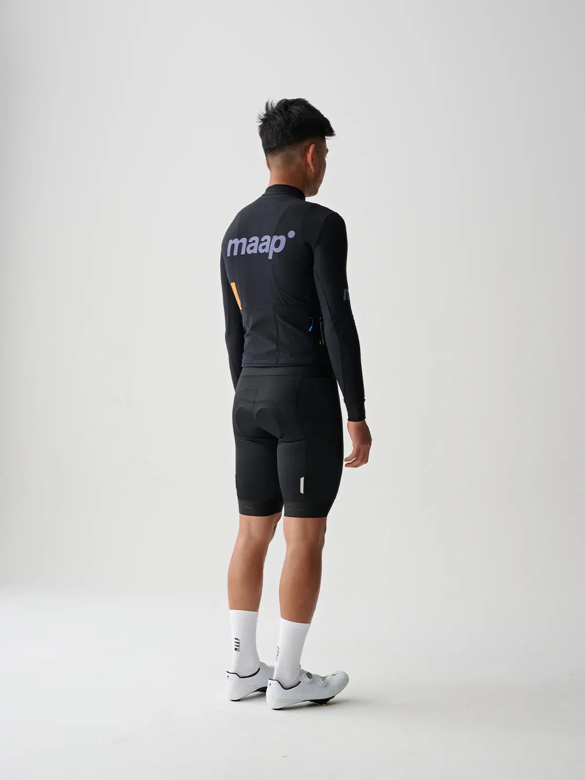 MAAP Training Men's Thermal Longsleeve Jersey Black/Lavender