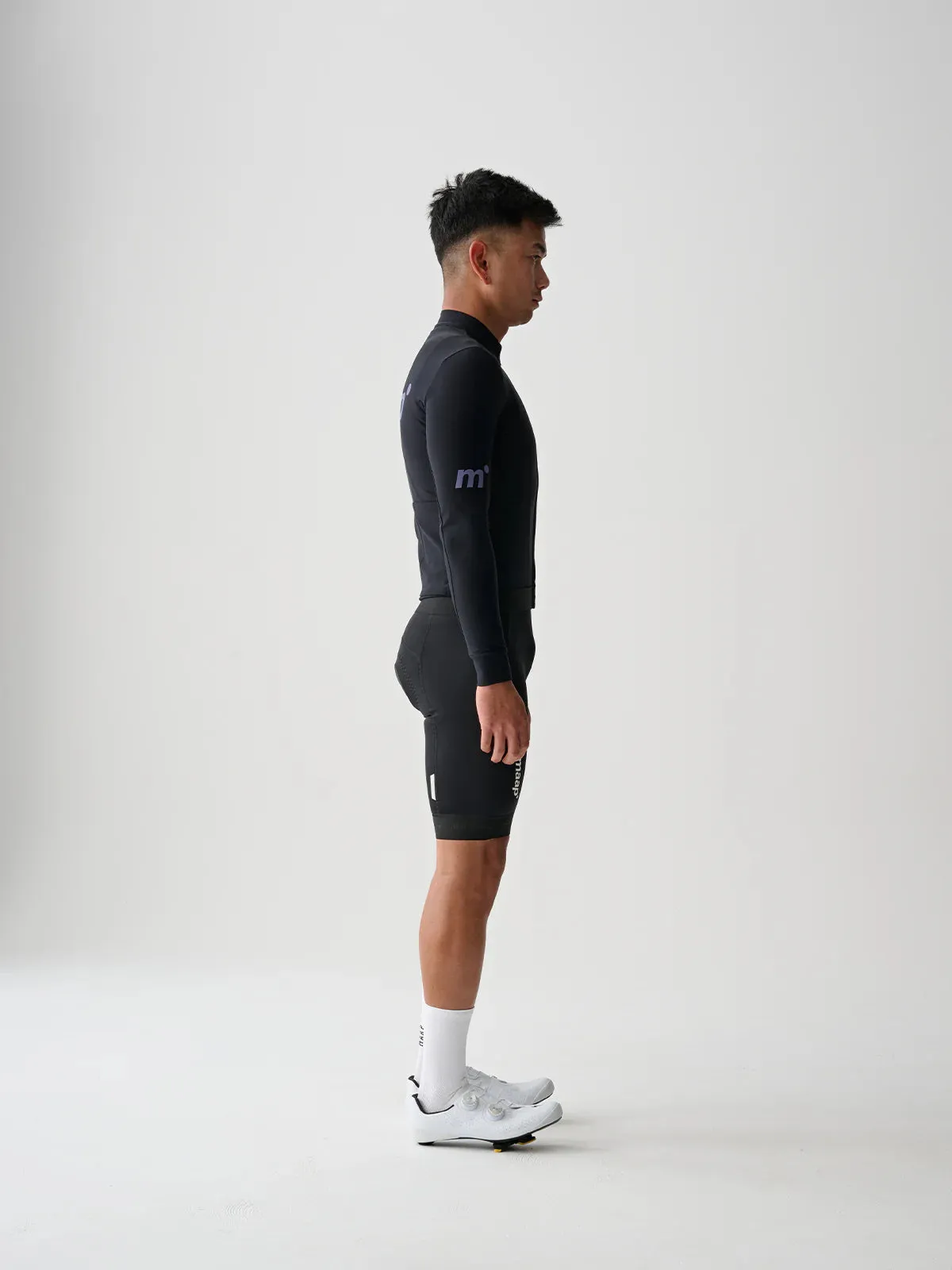 MAAP Training Men's Thermal Longsleeve Jersey Black/Lavender