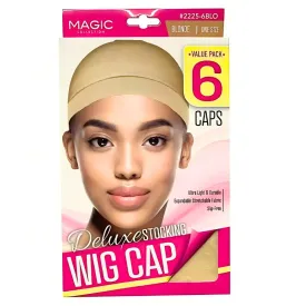 MAGIC Deluxe Stocking Wig Cap 6 Caps #2225-6BLO