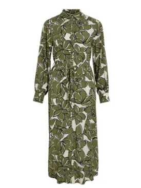 Mara Midi Dress - Olive