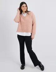 Marianna Knit - Pink Marle