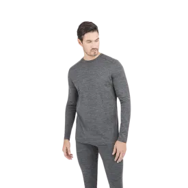 Men's Midweight 2.0 Ultra Merino Wool Baselayer Crew Top | Charcoal