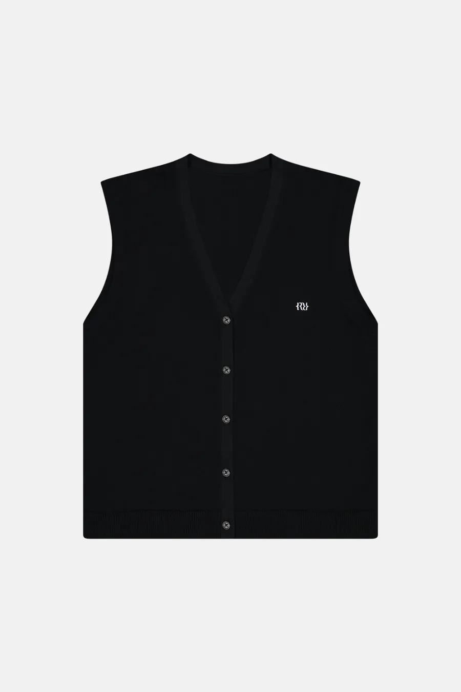 Merino Vest Black