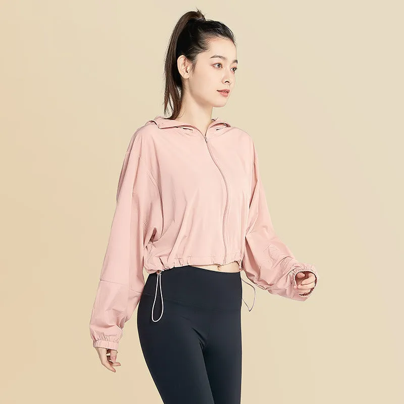 Moisture Wicking Hoodie Women's Yoga Clothes