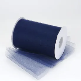Navy Blue - 6 Inch by 100 Yards Fabric Tulle Roll Spool