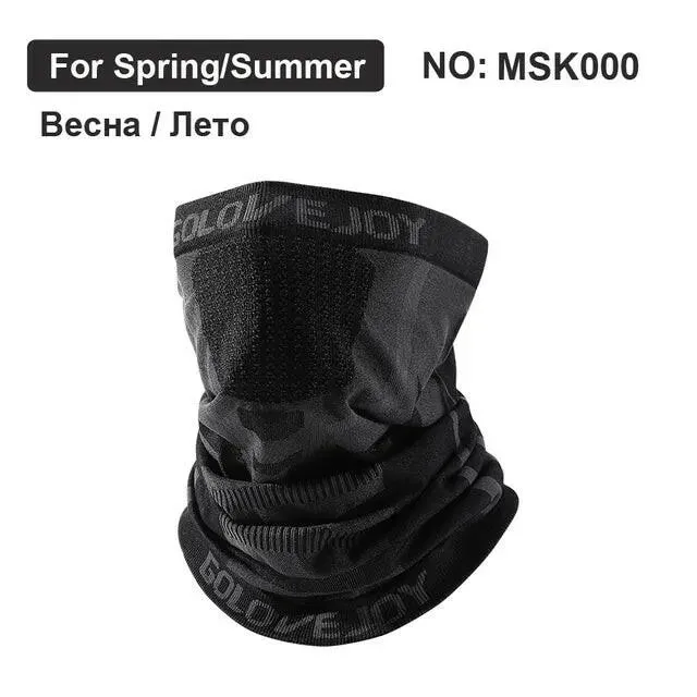 NEWBOLER Winter Thermal Cycling Face Mask Balaclava Head Cover Ski Bicycle Motocycle Windproof Soft Warm MTB Bike Hat Headwear