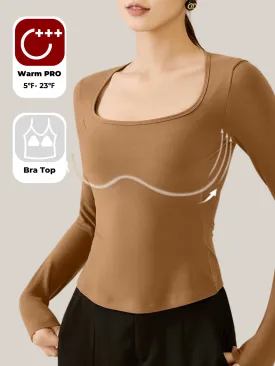 NuWarm Tech Thermal Square Neck Top