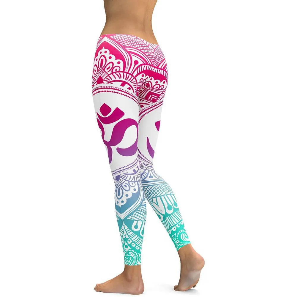 Om Printed Leggings