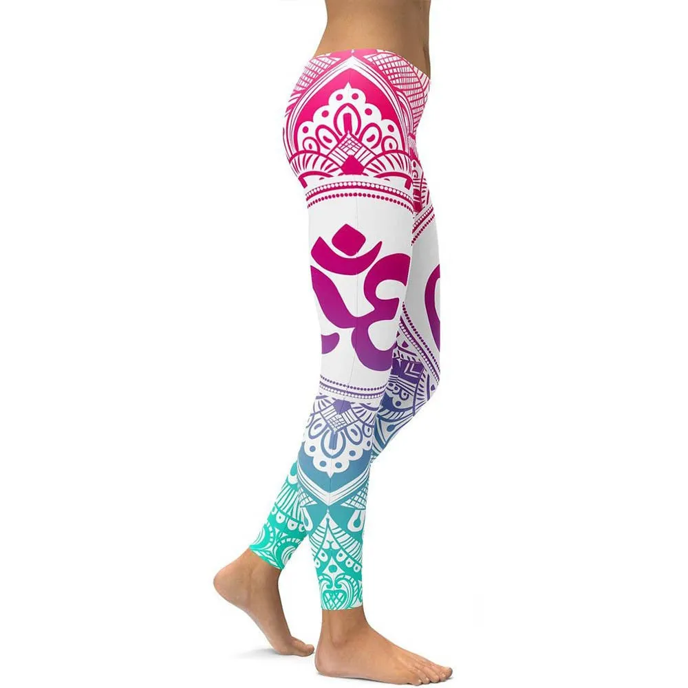 Om Printed Leggings