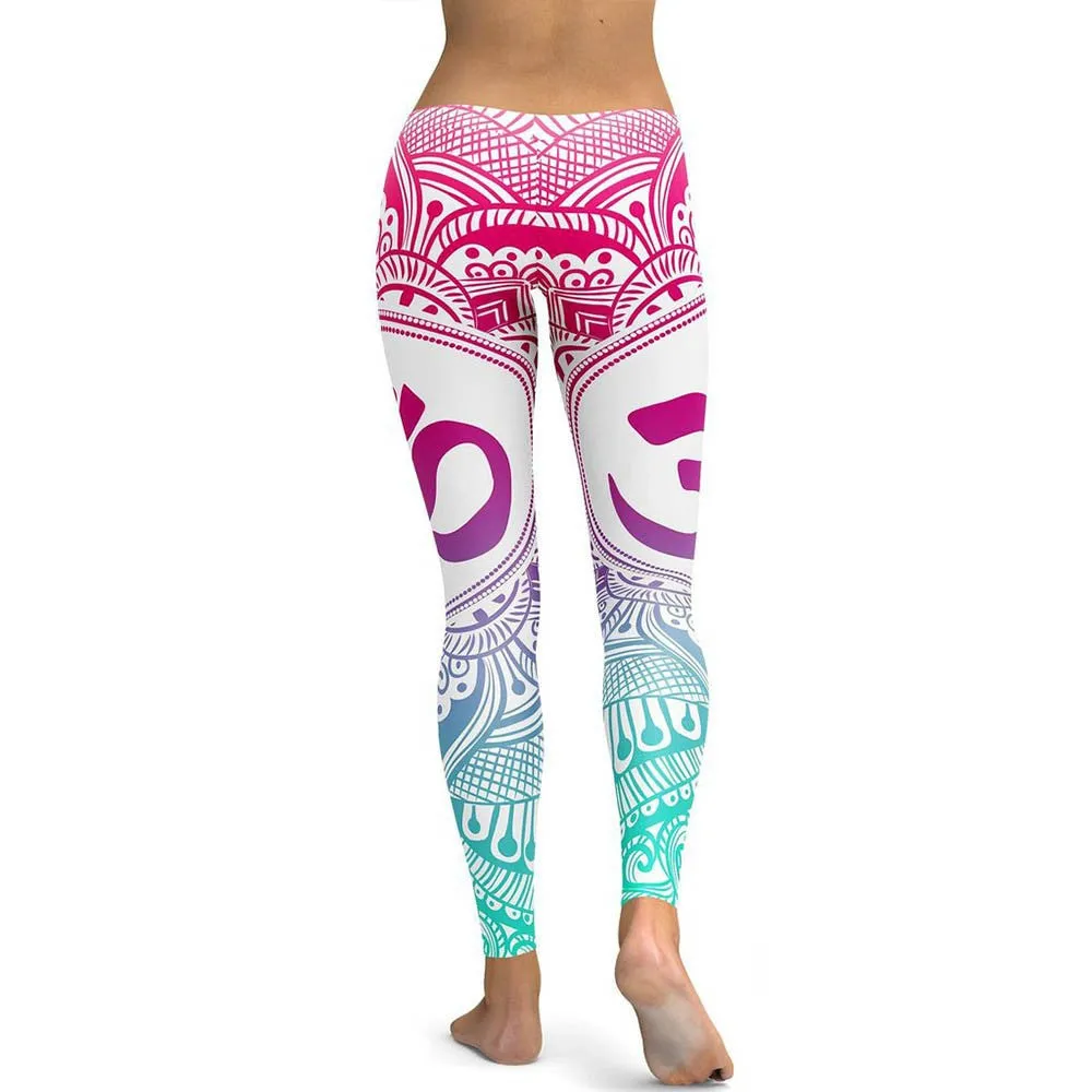 Om Printed Leggings