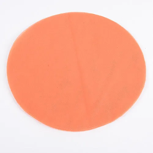 Orange Premium Tulle Circle - ( 9 inch | 25 Pieces )