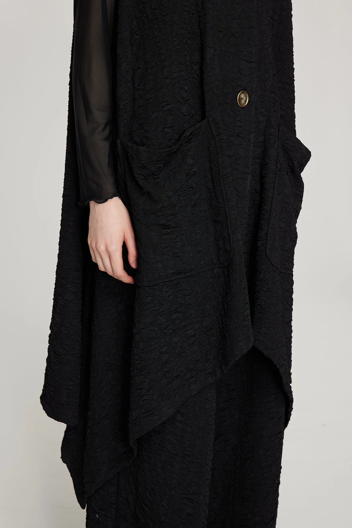 Oversize Vest And Wide Leg Two Set