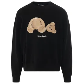 Palm Angels Kill The Bear Logo Black Jumper