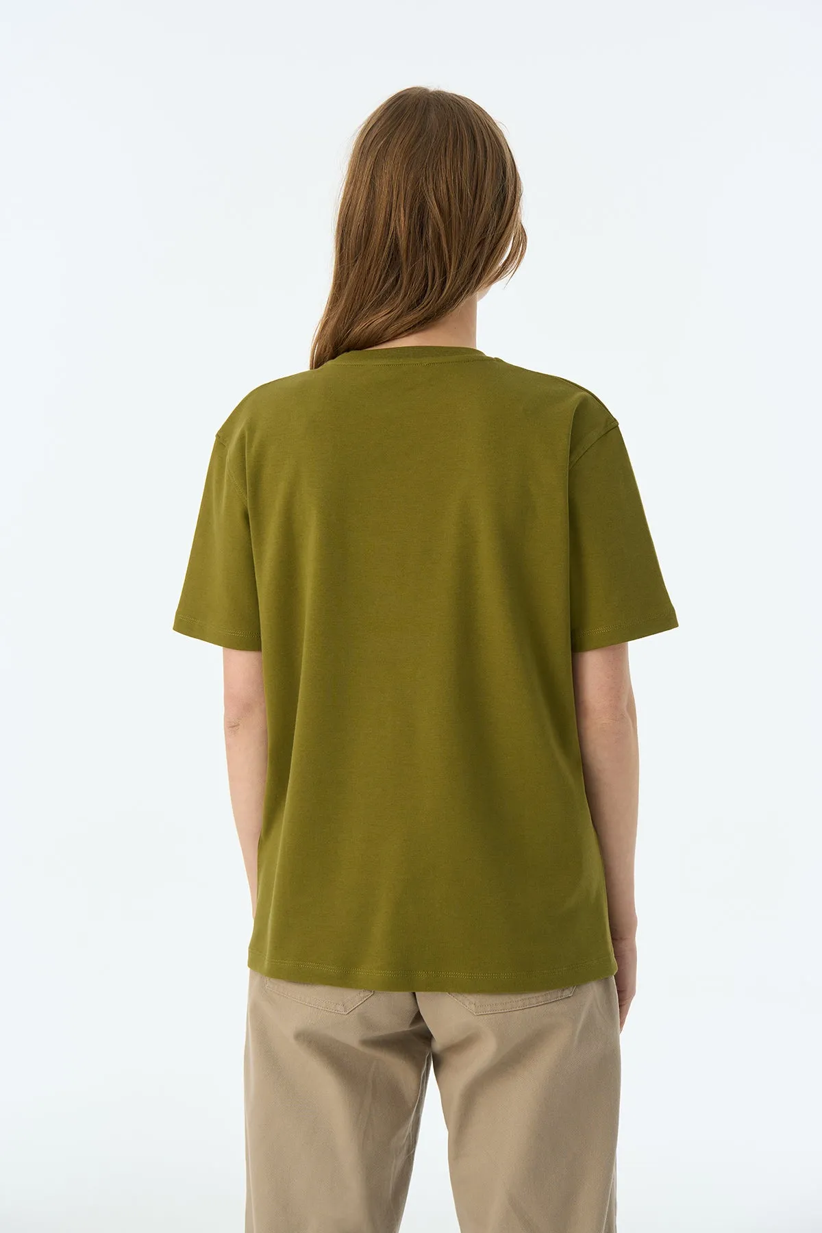 Panda Premium T-Shirt - Haki