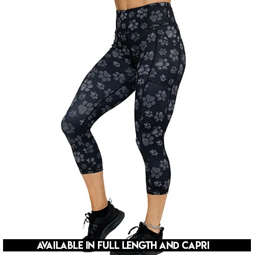 Paws Off Leggings | Shadow