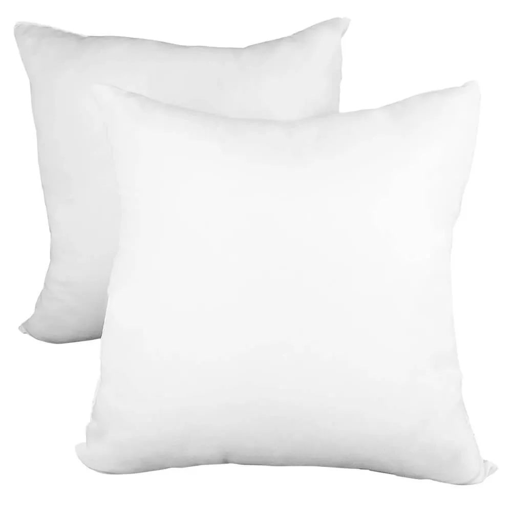 Pillow Form 12" x 12" (Polyester Fill) - Premium Fabric Cover