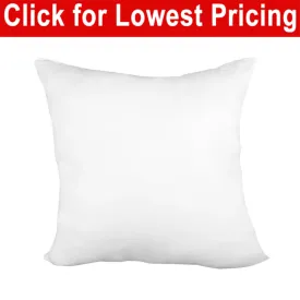 Pillow Form 18" x 18" (Polyester Fill) -  Premium Fabric Cover