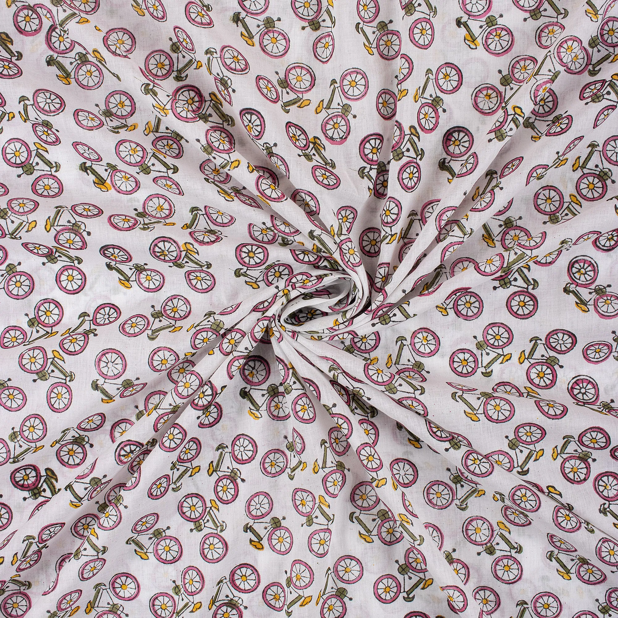 Premium Hand Block Organic Cotton Fabric
