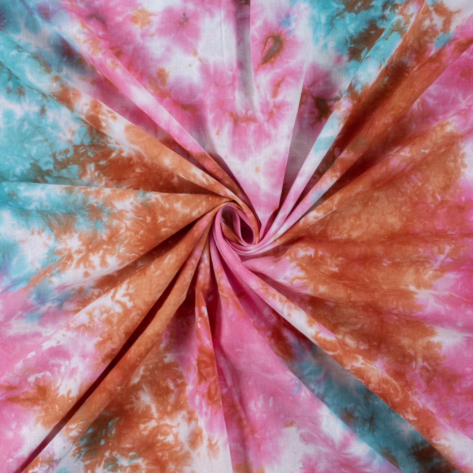 Premium Handmade Shibori Tie & Dye Cotton Fabric