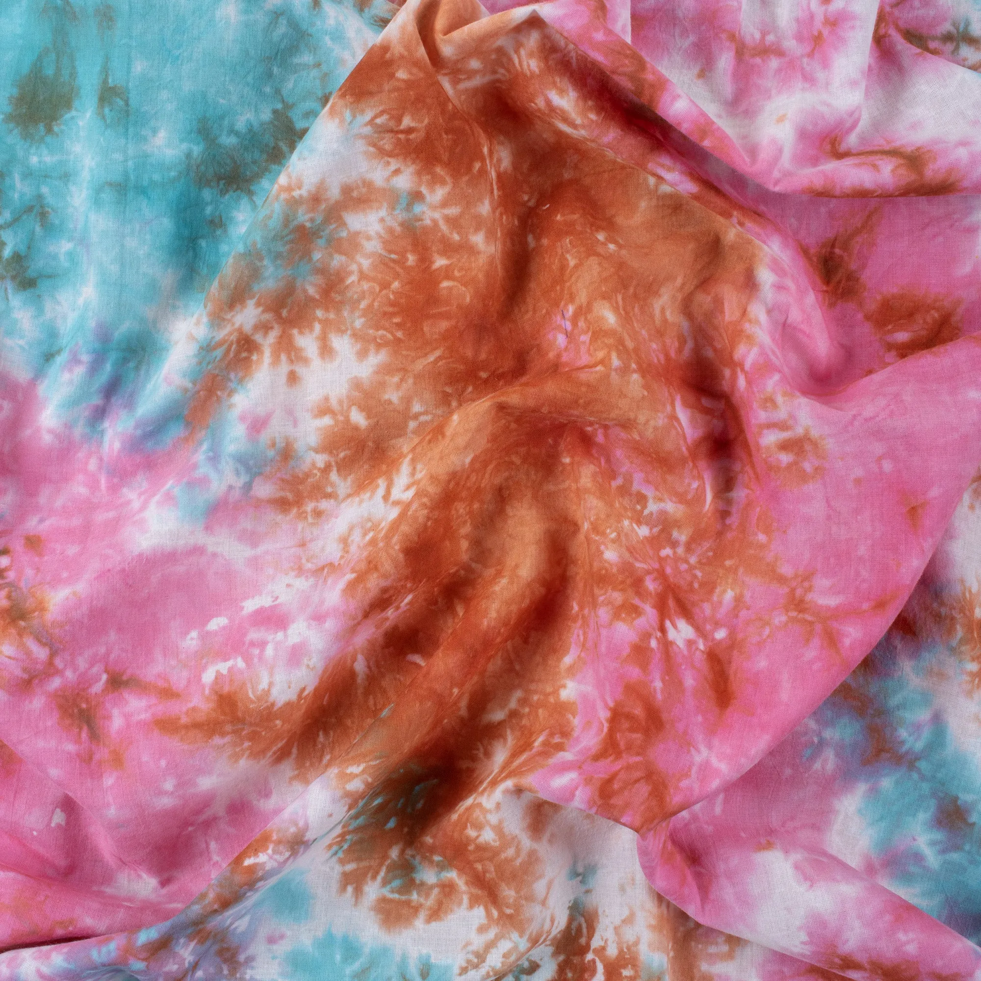 Premium Handmade Shibori Tie & Dye Cotton Fabric