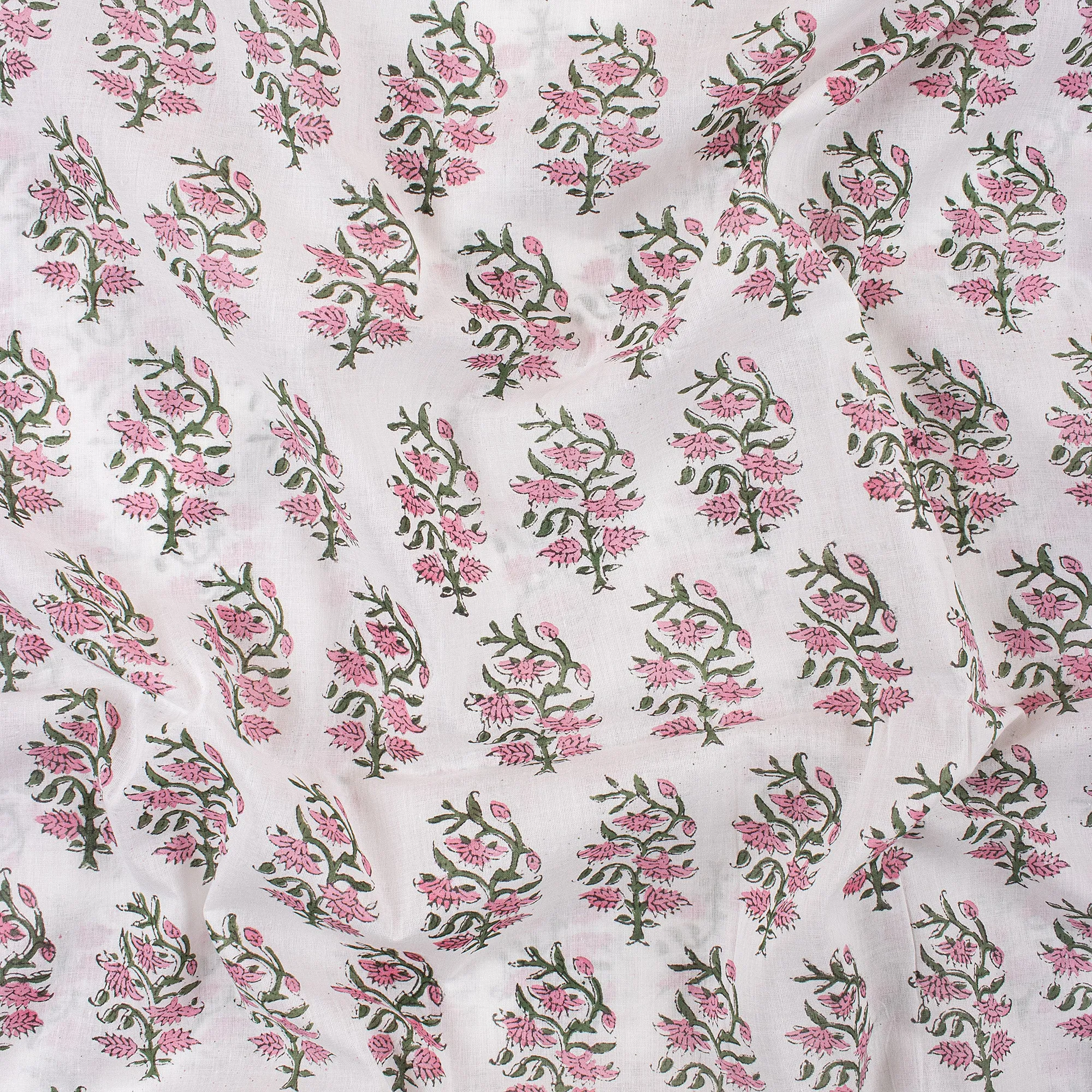 Premium Natural Dye Cotton Block Print Fabric