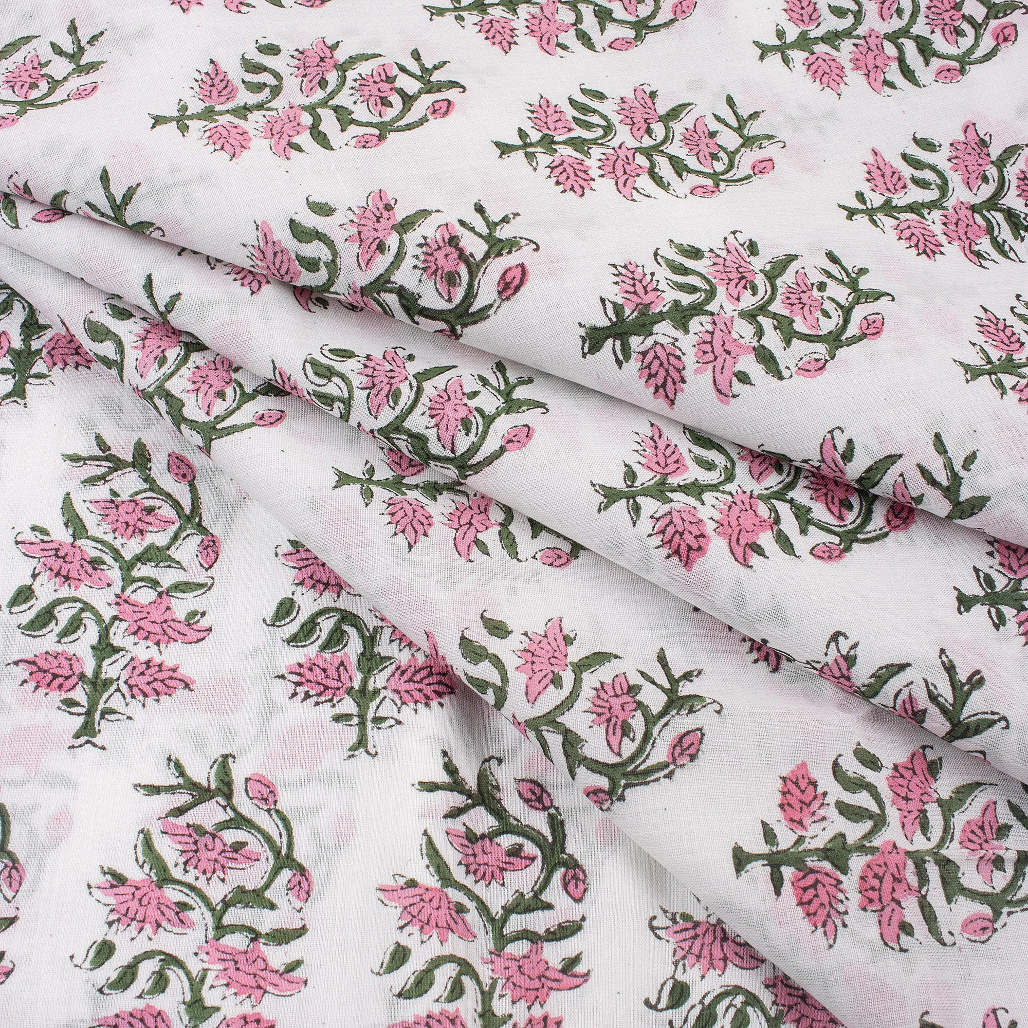 Premium Natural Dye Cotton Block Print Fabric