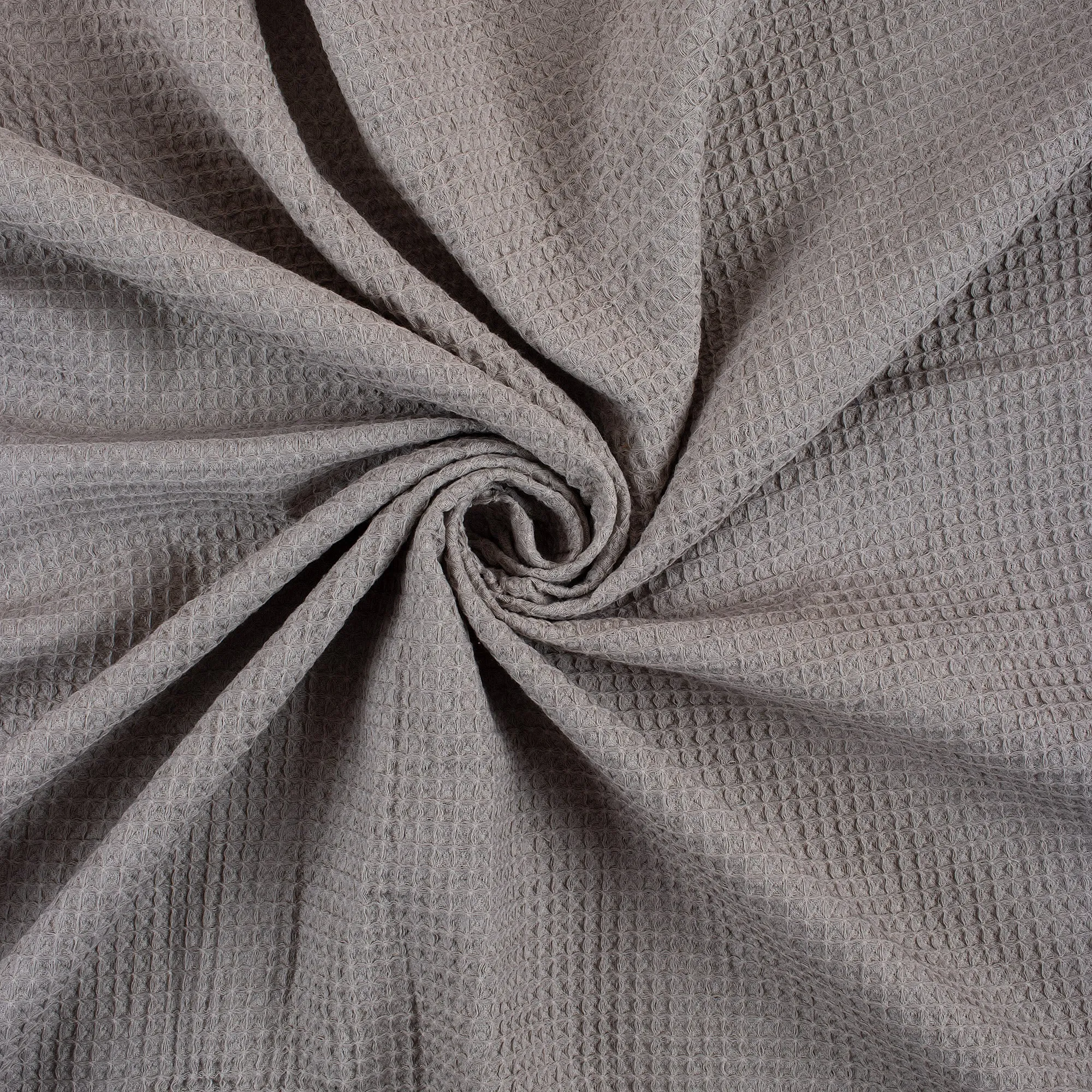 Premium Plain Cotton Waffle Fabric