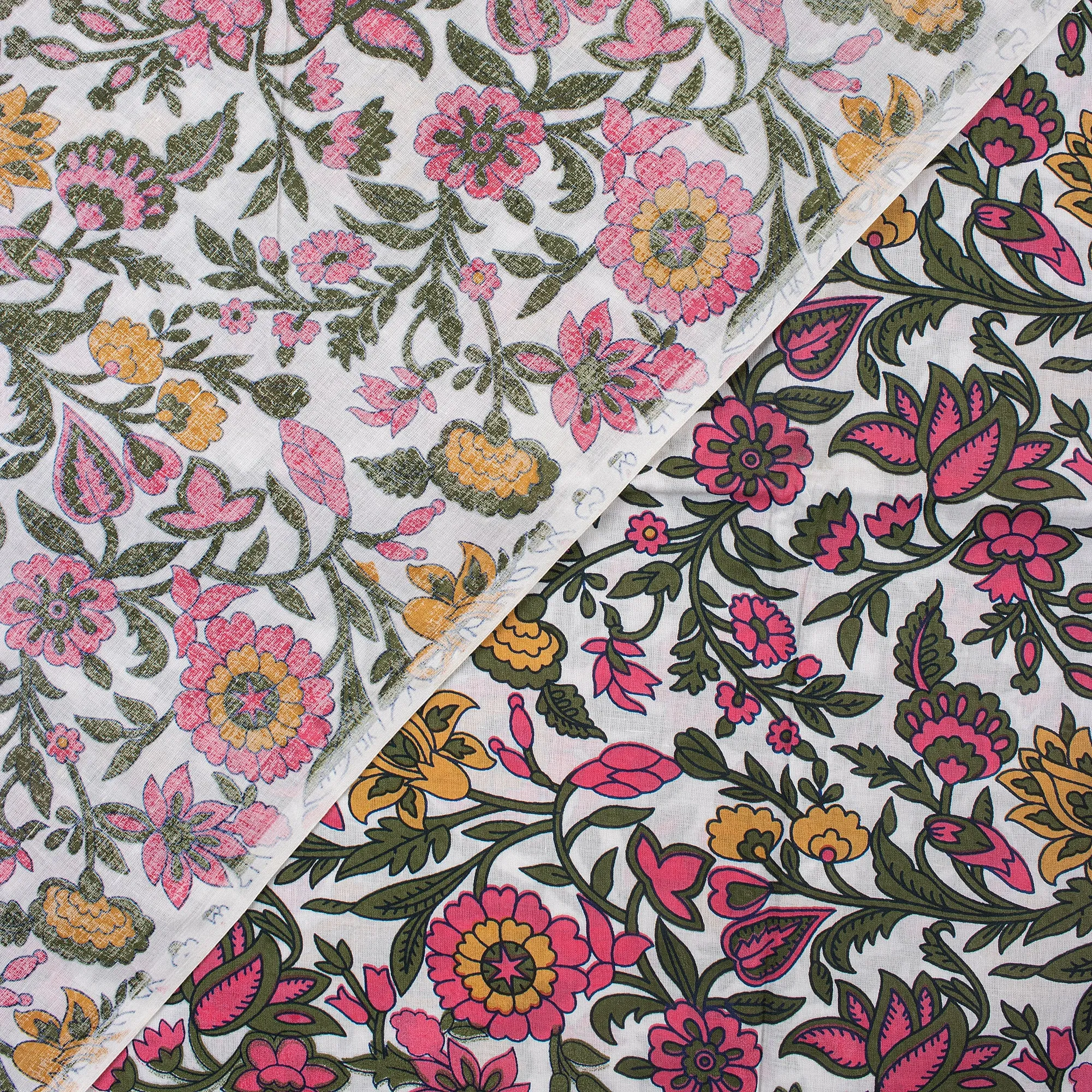 Premium Soft Cotton Jaipur Block Print Fabric