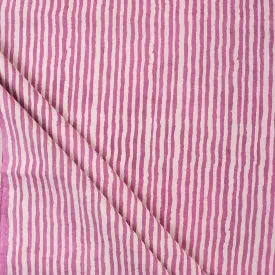Premium Striped Dabu Print Fabric