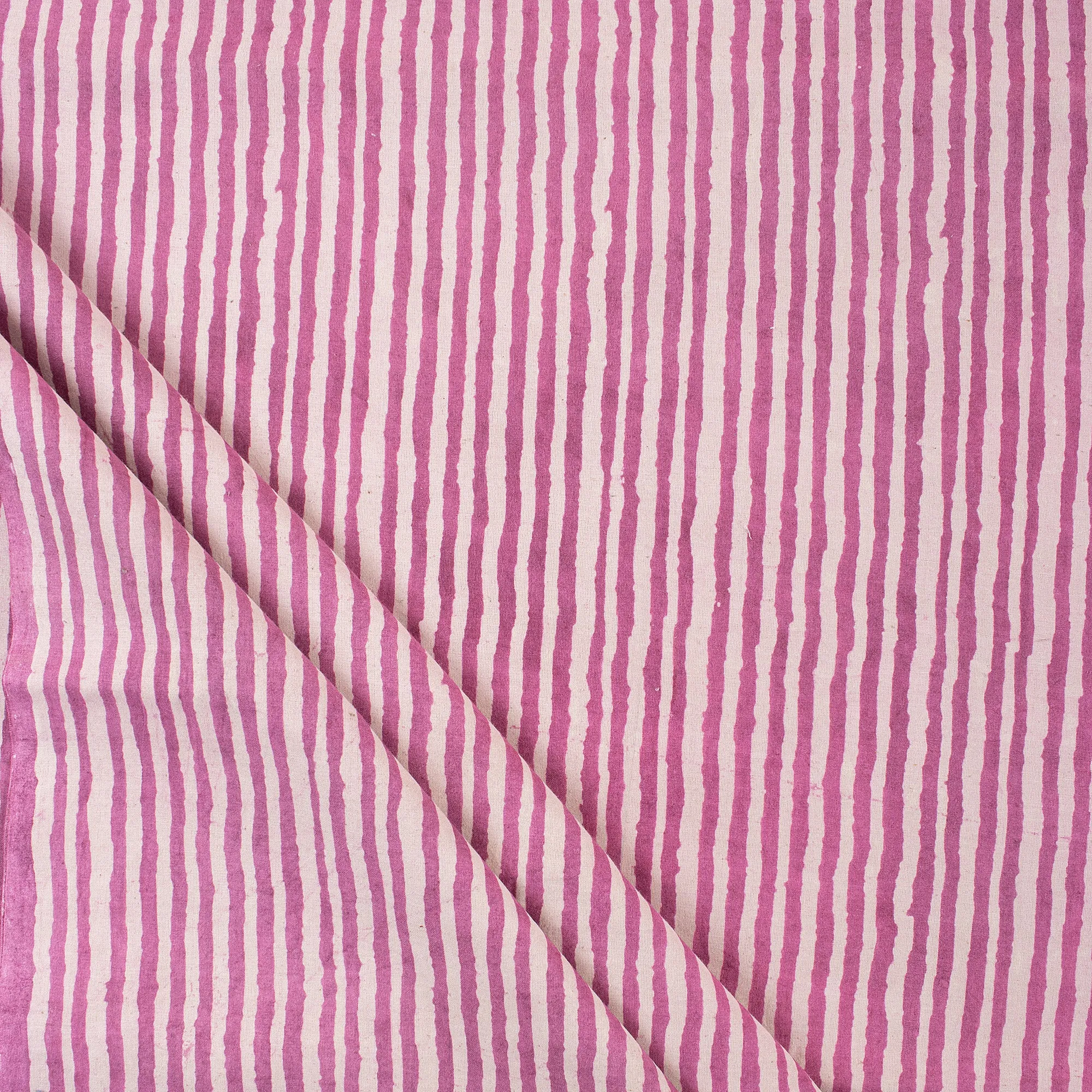 Premium Striped Dabu Print Fabric