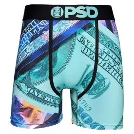 PSD Men's Multicolor Thermal Washed Money Mid Length Boxer Briefs Underwear - 123180132-MUL
