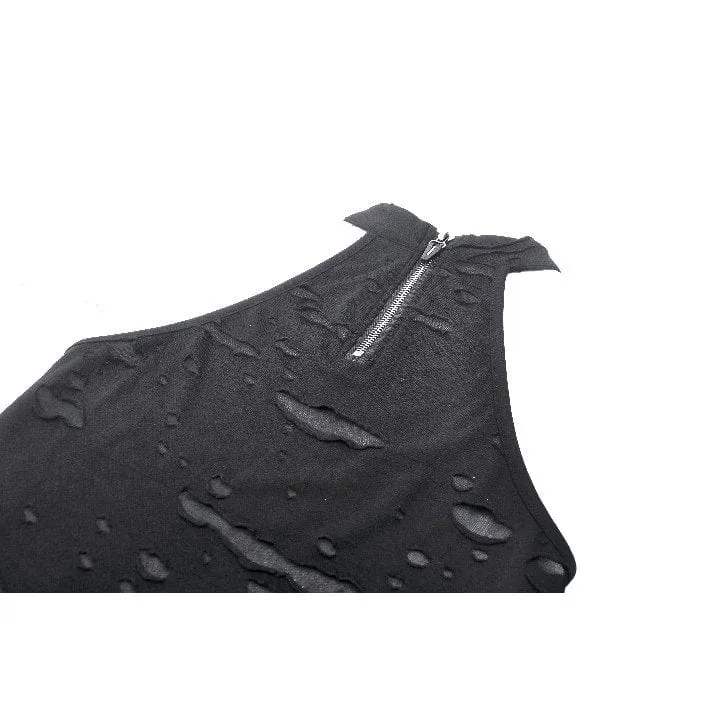Punk Ripped Halterneck Vest