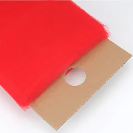 Red - 54 Inch by 40 Yards (120 ft.) Tulle Fabric Bolt