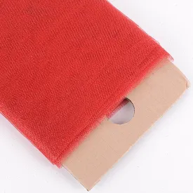 Red - Premium Glitter Tulle Fabric ( W: 54 Inch | L: 10 Yards )