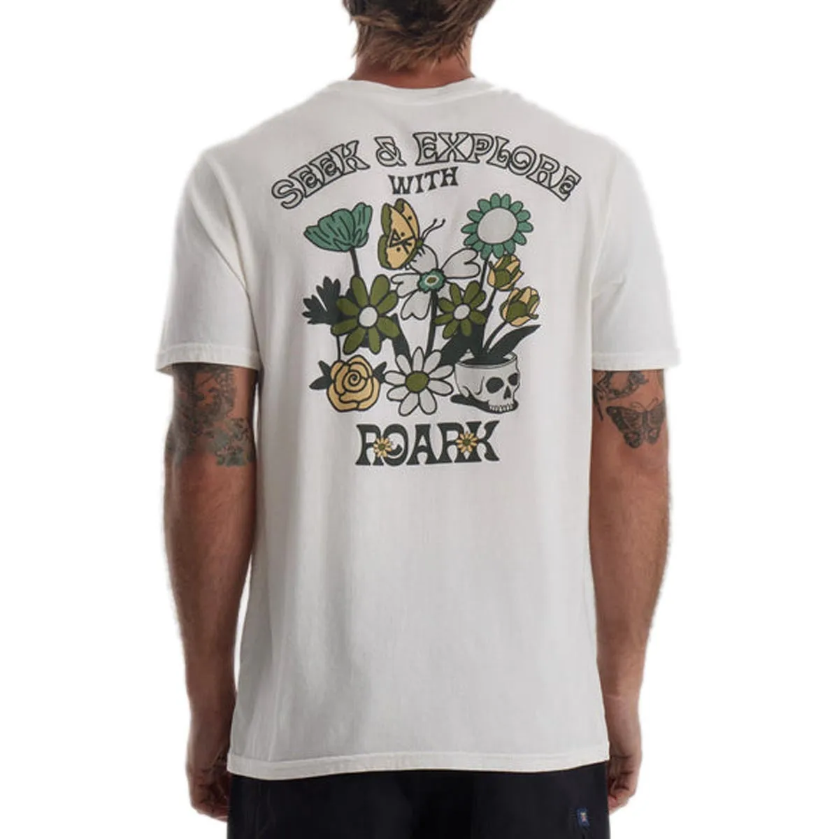 Roark Seek And Explore T-Shirt - Off White