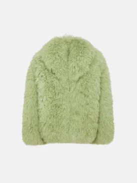 Sage green short coat