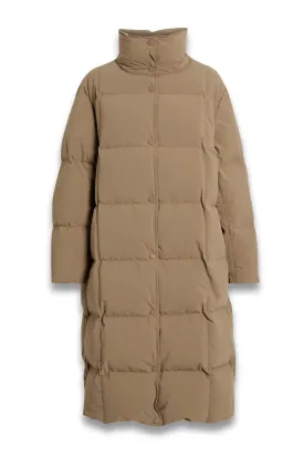 Salina Oversized Quilted Shell Down Coat