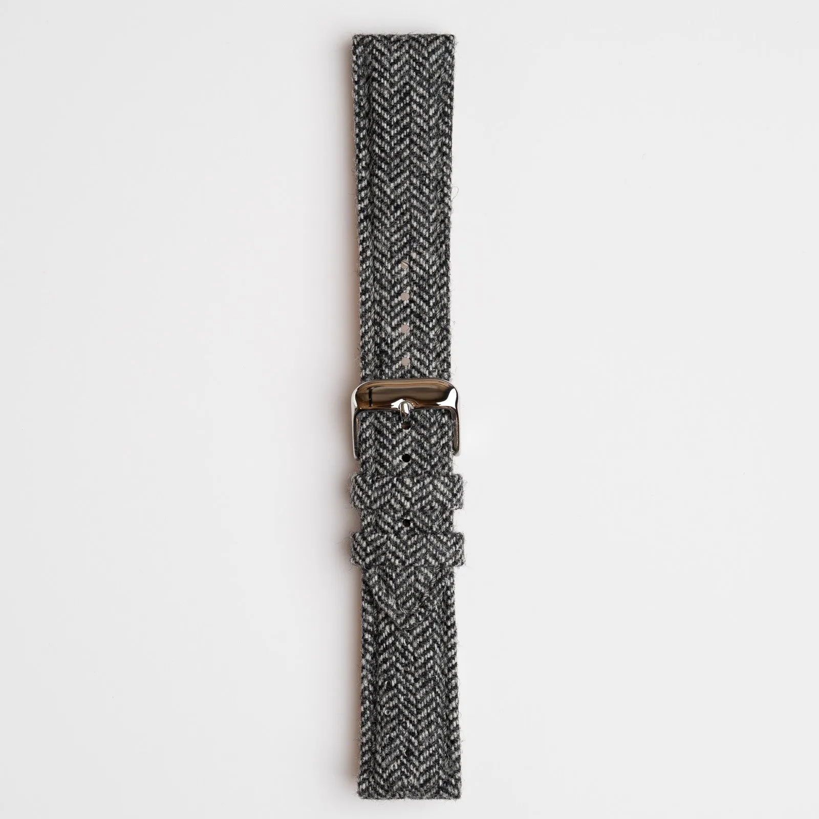 Sandbanks Tweed Black Watch Strap