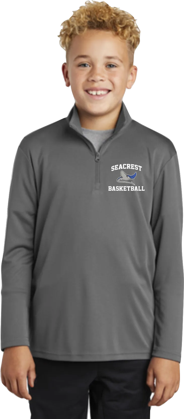 Seacrest PE Youth Sport Tek Competitor 1/4 zip Pullover