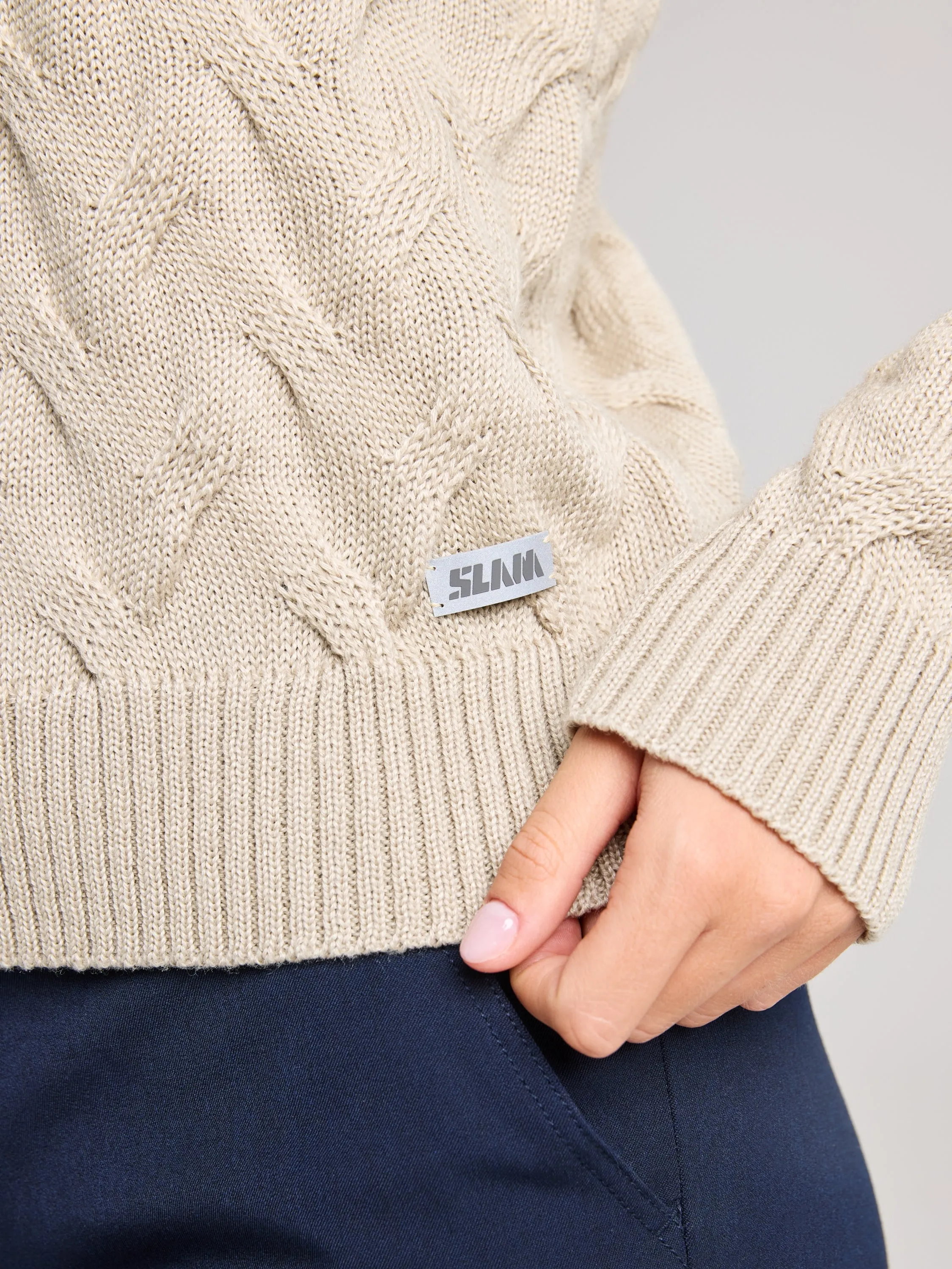 SEAWOOL WOMAN CABLE JUMPER
