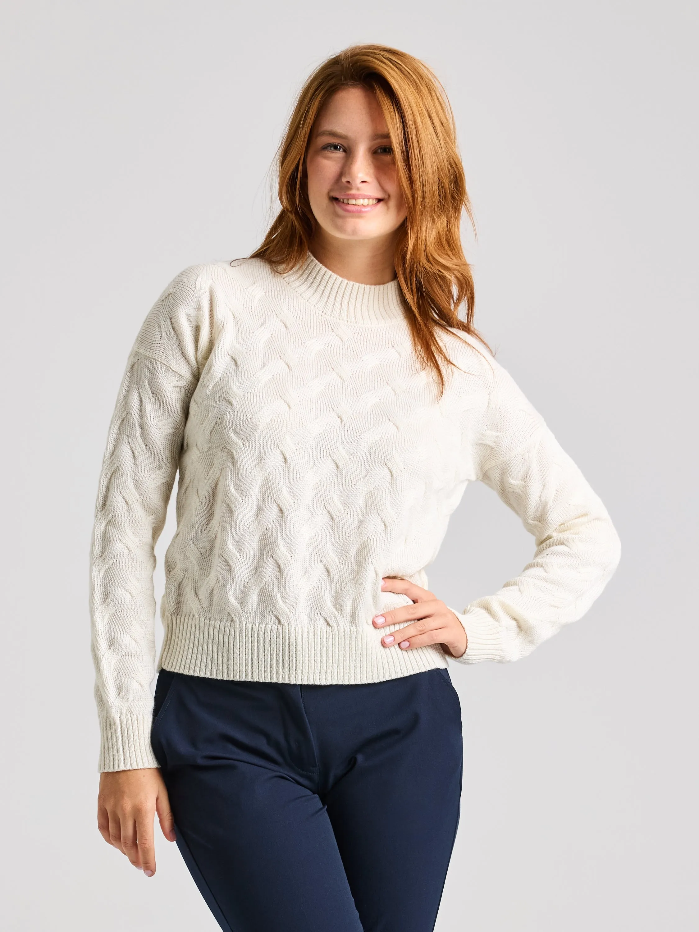 SEAWOOL WOMAN CABLE JUMPER