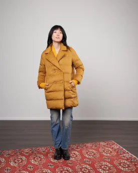 silk/ cashmere peacoat - olio 3950