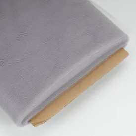 Silver - 54 Inch by 40 Yards (120 ft.) Tulle Fabric Bolt