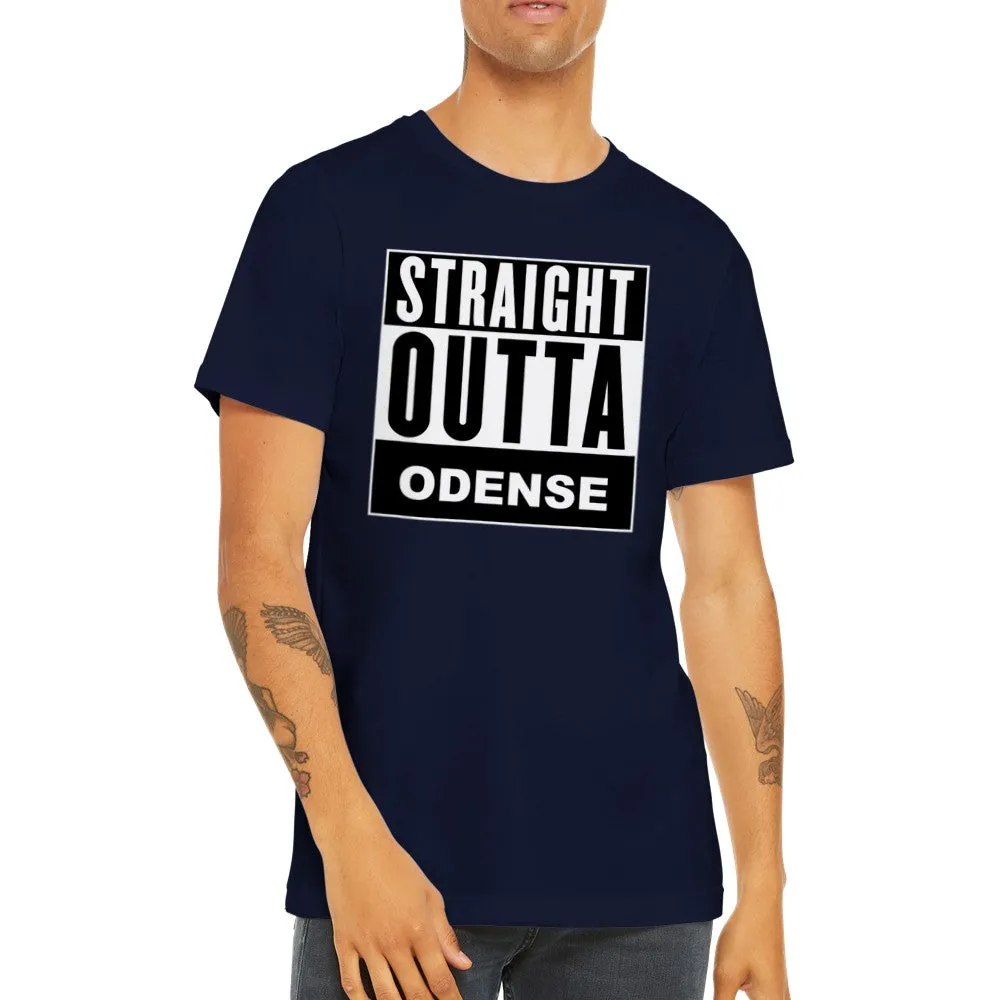 Sjove By T-shirts - Straight Outta Odense - Premium Unisex T-shirt